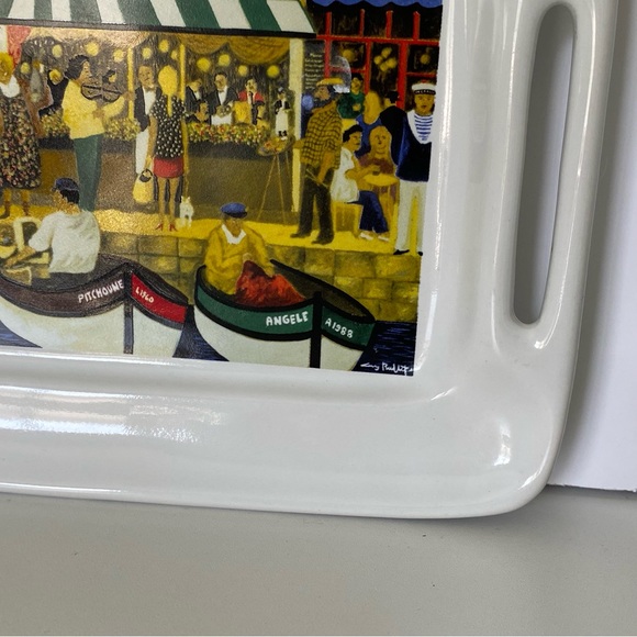 Guy Buffet Collection California Pantry Small Cheese Cracker Platter Plate 2003 - Picture 13 of 16